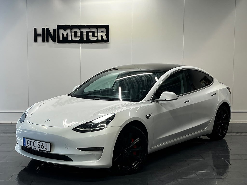 Tesla Model 3 Performance 513hk |Glastak|AutoPilot|ACC|Skinn|ElStol|