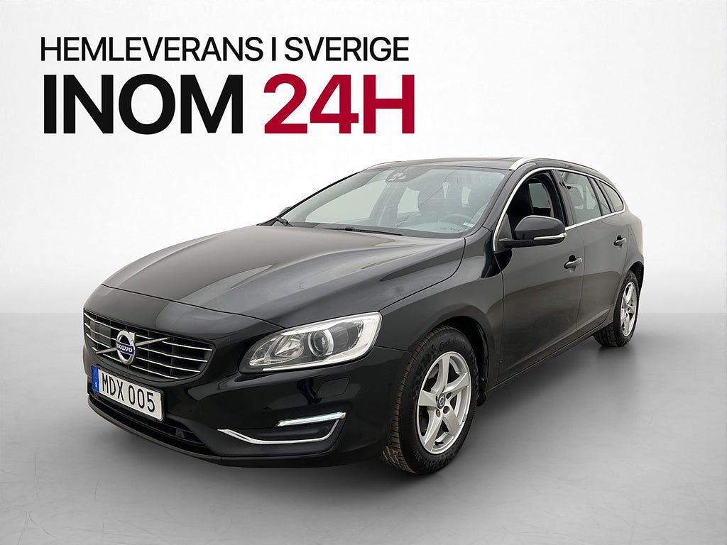 Volvo V60 D4 Summum VOC Värm Taklucka Skinn Elstol Sensorer