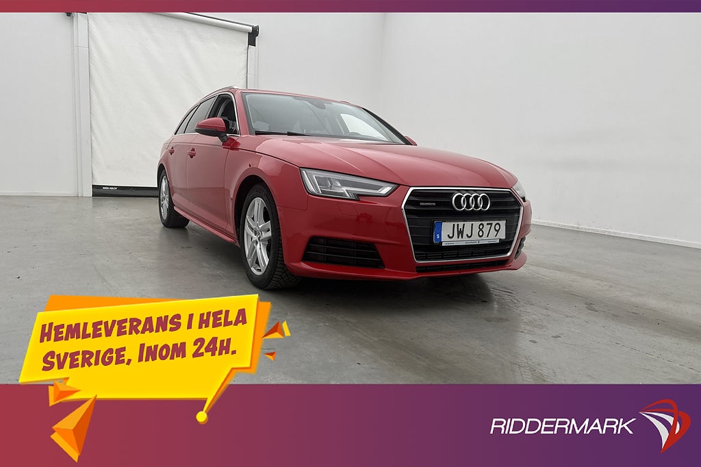 Audi A4 Avant 3.0 TDI Quattro 272hk Proline Cockpit B&O Drag