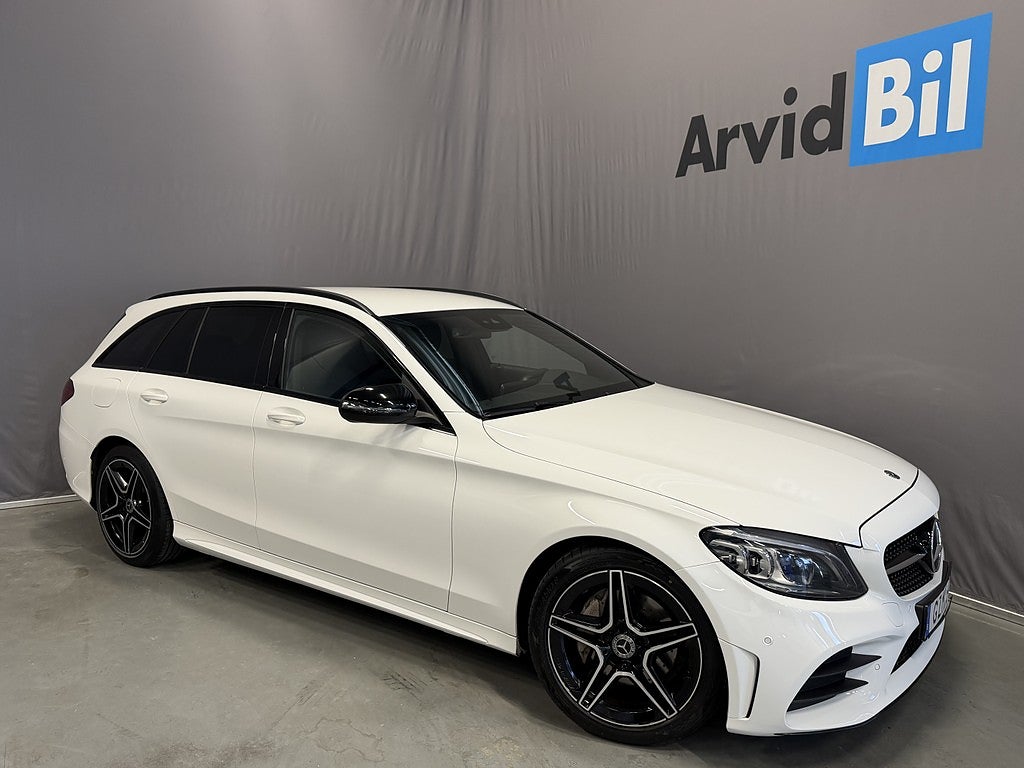 Mercedes-Benz C 220 T d 9G-Tronic AMG Night Värmare Drag Kamera Gps