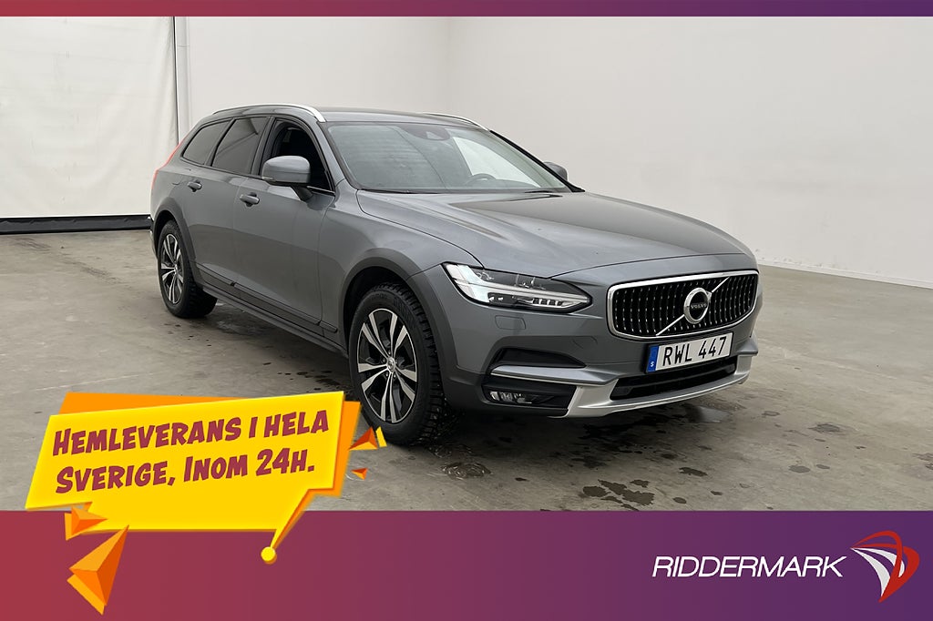 Volvo V90 Cross Country D4 AWD Värmare Skinn Kamera Drag VOC