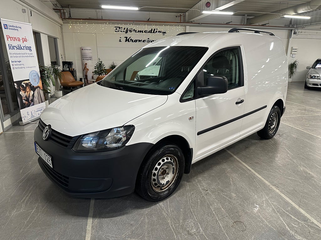 Volkswagen Caddy Skåpbil 1.6 TDI DPF Värmare Nybesiktigad 