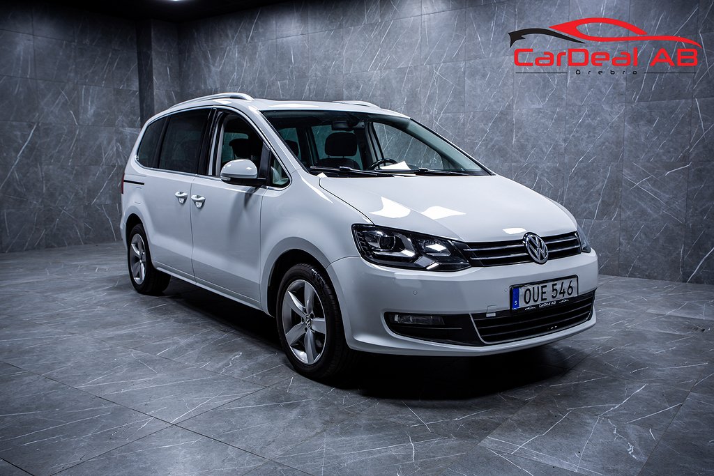 Volkswagen Sharan 7-sits 2.0 TDI Master Pano Kamera Drag