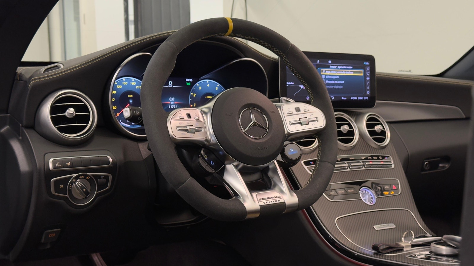 Mercedes-Benz C63 S AMG V8 510hk Cabriolet | Final Edition 2022 - miniatyr 17