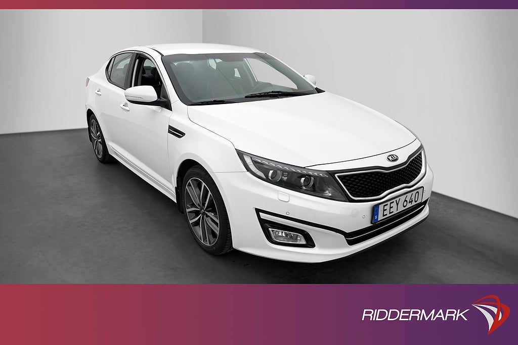 Kia Optima 1.7 CRDi 136hk Dragkrok Sensorer Halvskinn Elstol
