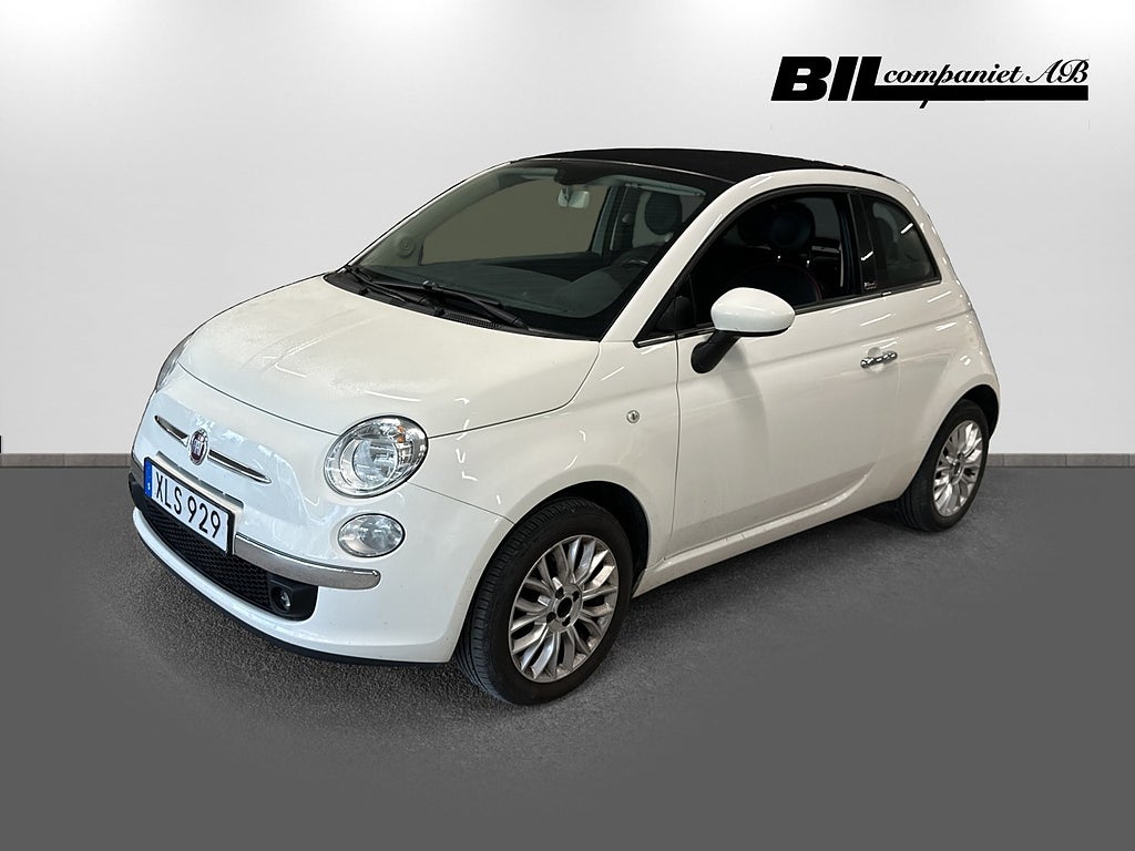 Fiat 500C Cab 1.2 Manuell, 69hk