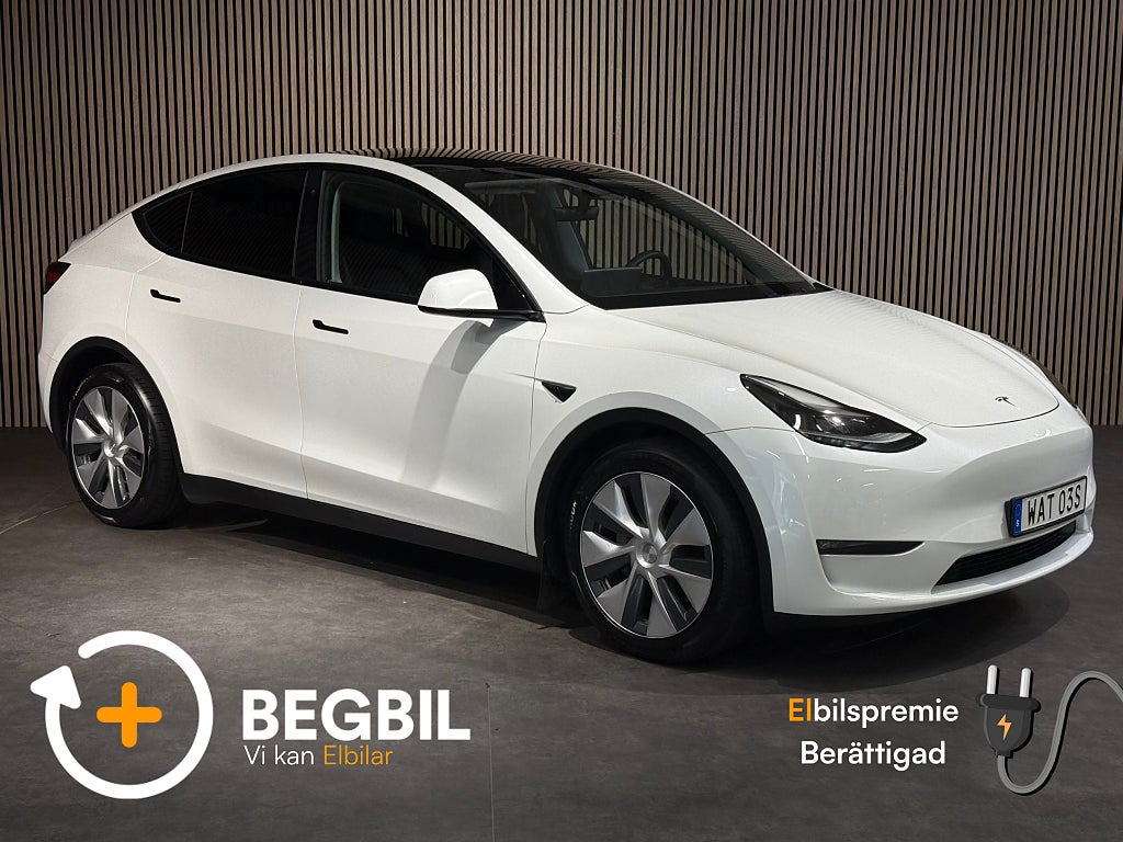 Tesla Model Y Long Range AWD I Moms I Panorama I Dragkrok