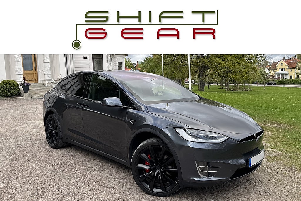 Tesla Model X P100D LUDICROUS+ 7-sits SE MIL & UTR Chromedel