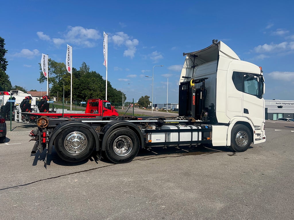 Scania R500 6x2*4 Lastväxlare inkl Schaktflak & Tippkärra