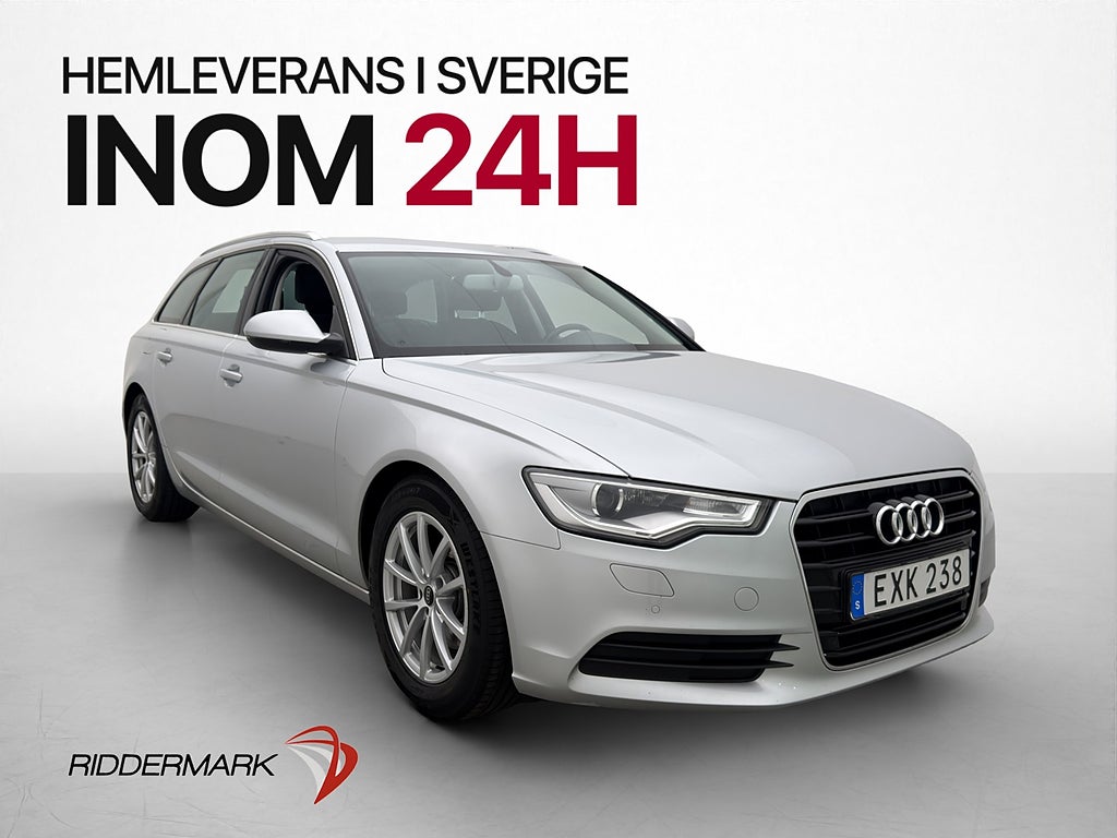 Audi A6 2.0 TDI Ultra 190hk P-Sensorer Farthållare Drag