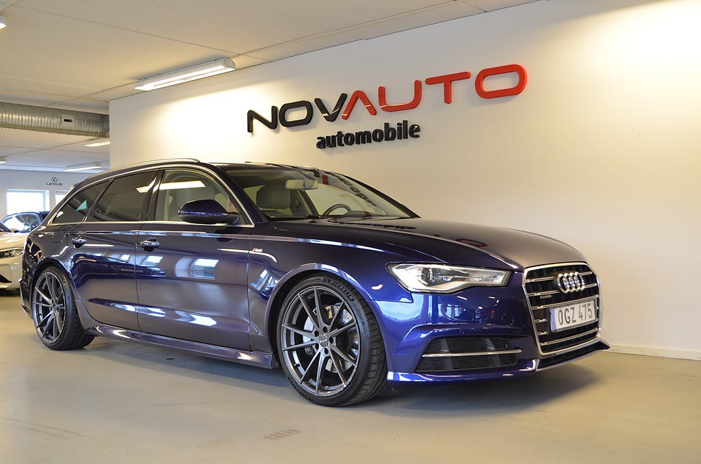 Audi A6 2.0 TFSi Quattro 252HK S-Line BOSE GPS Drag Massage 20"