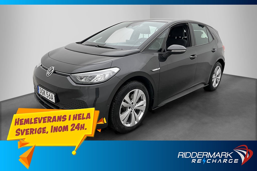Volkswagen ID.3 Pro Performance Värmare Kamera CarPlay MOMS