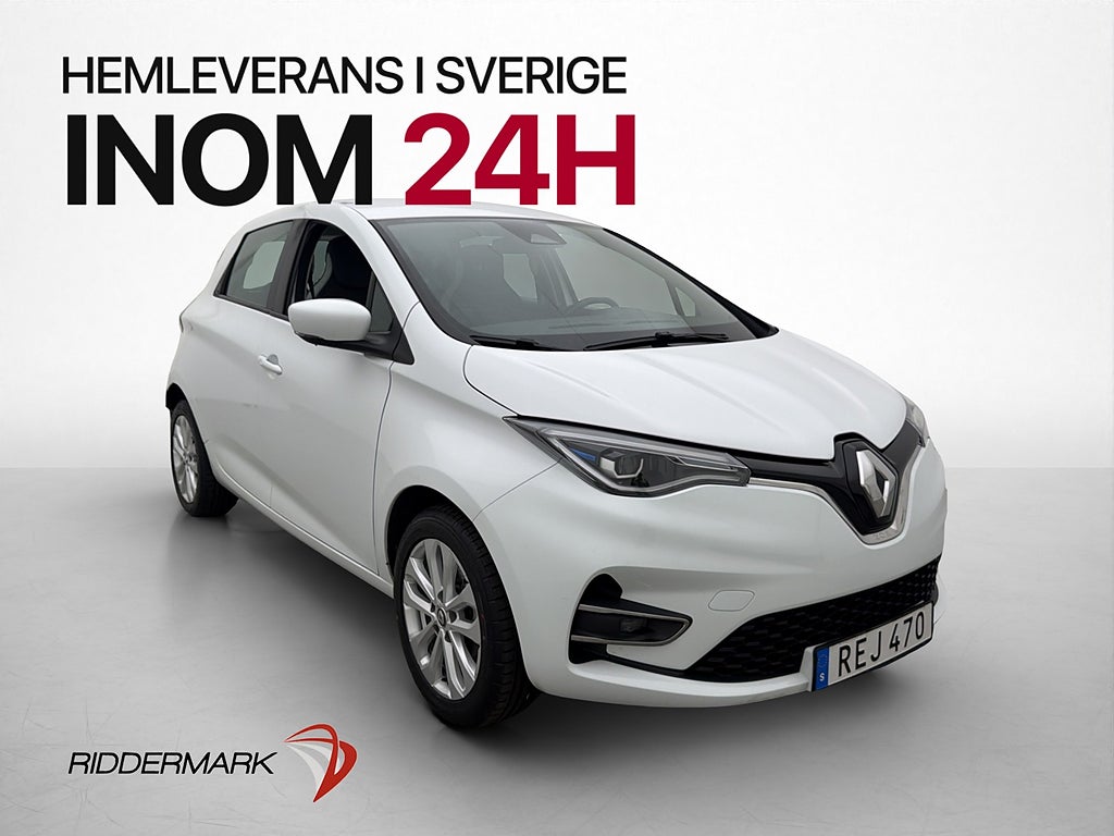 Renault Zoe R110 52 kWh 109hk Friköpt-Batteri  Navi Carplay