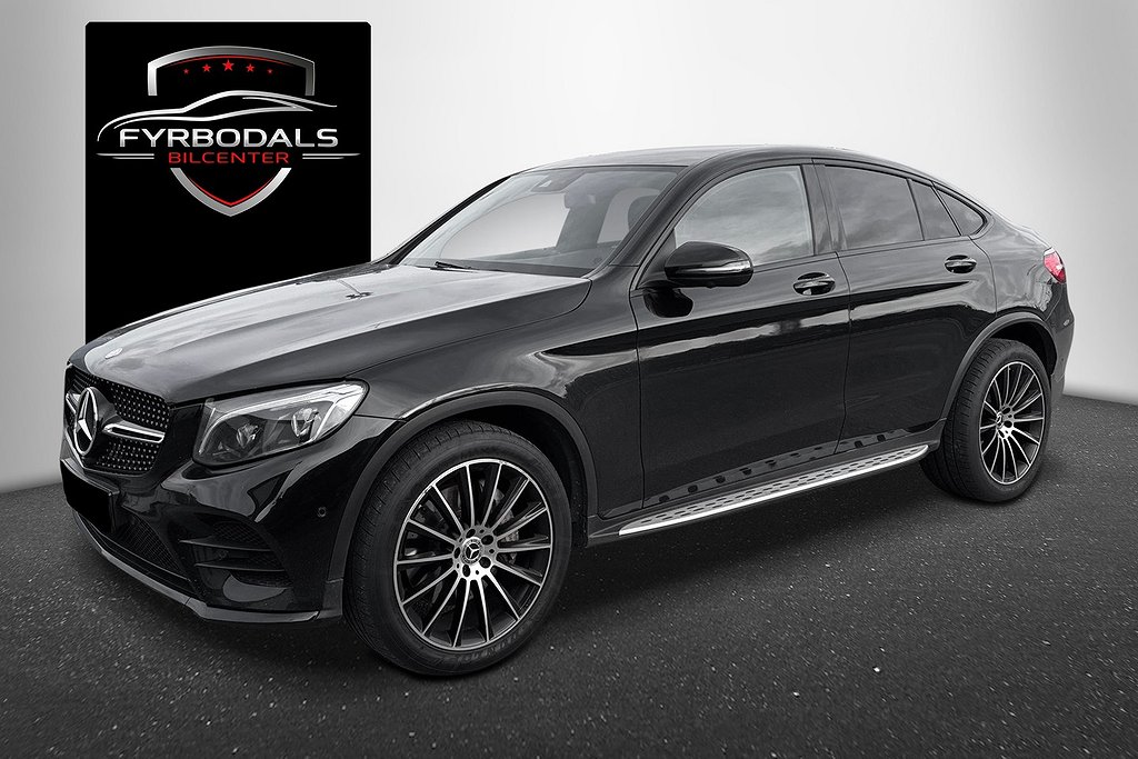 Mercedes-Benz GLC 220 D Coupe 4MATIC AMG Dragkrok Burmester