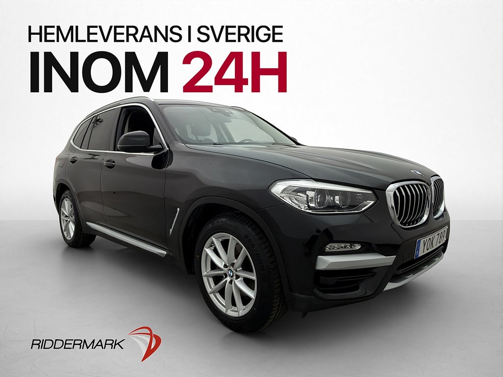 BMW X3 xDrive20d 190hk Cockpit HiFi Navi Display-Key Drag