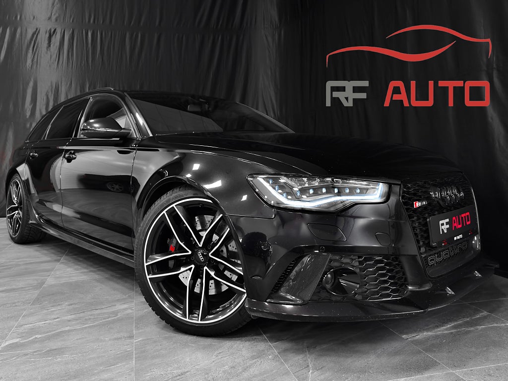 Audi RS6 4.0 V8 TFSI Svensksåld Sportavgas Matrix Carbon Bose