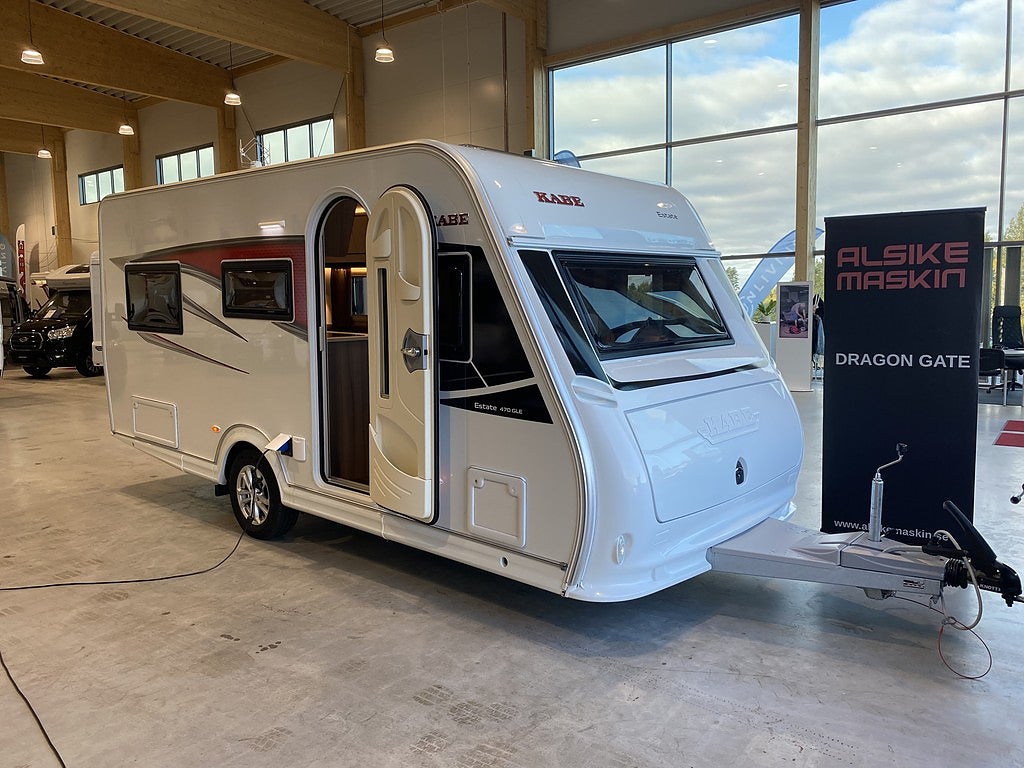 Kabe Estate 470 GLE ALDE/Långbäddar/Resevagn/Åretrunt standard