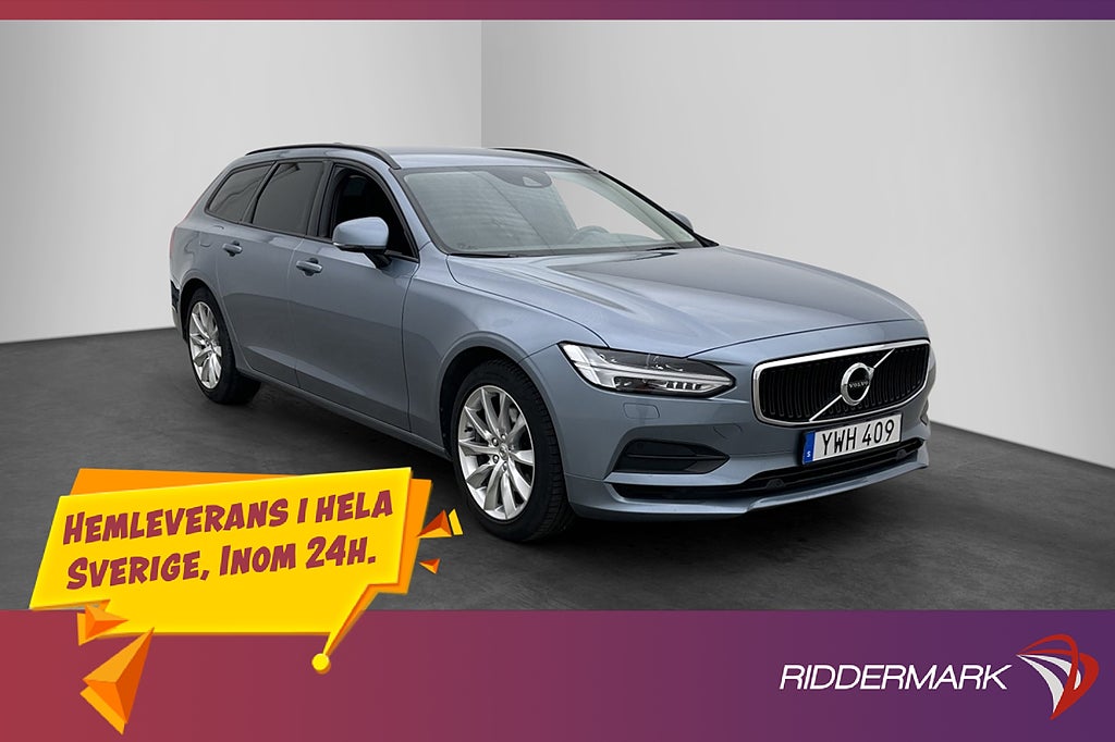 Volvo V90 T5 Kamera CarPlay Navi Adaptiv-Fart Dragkrok