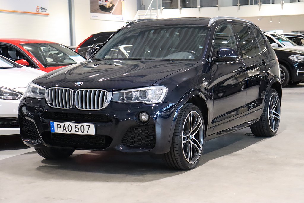 BMW X3 30d 258HK xDrive M-Sport Aut Pano/Navi/Nyservad