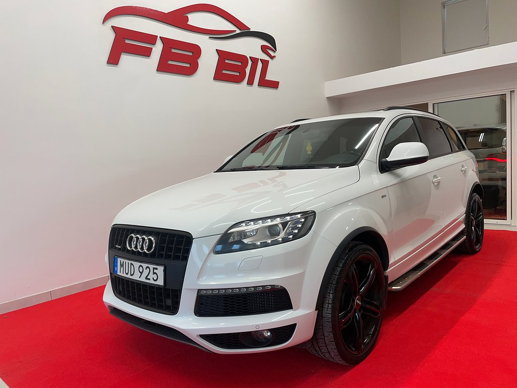 Audi Q7 3.0 TDI V6 DPF quattro TipTronic S-Line 7-sits 245hk