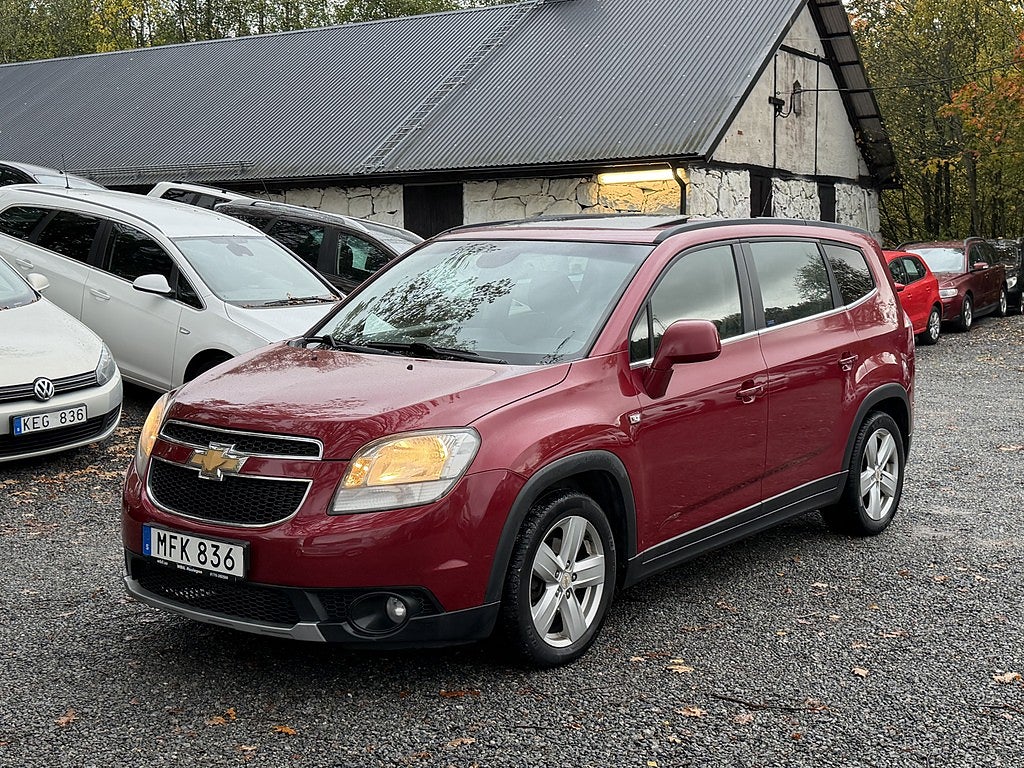 Chevrolet Orlando 2.0 VCDi Automat – 7-sits, Taklucka, 163 hk, 2012