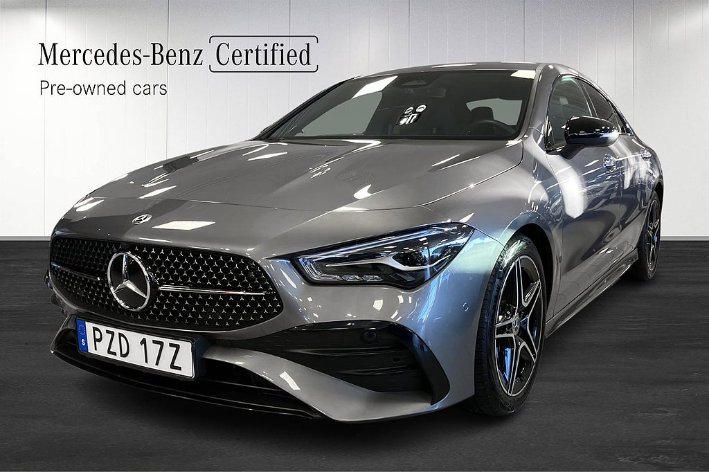 Mercedes-Benz CLA 200, AMG Line, Panelbelysning, Nightpack