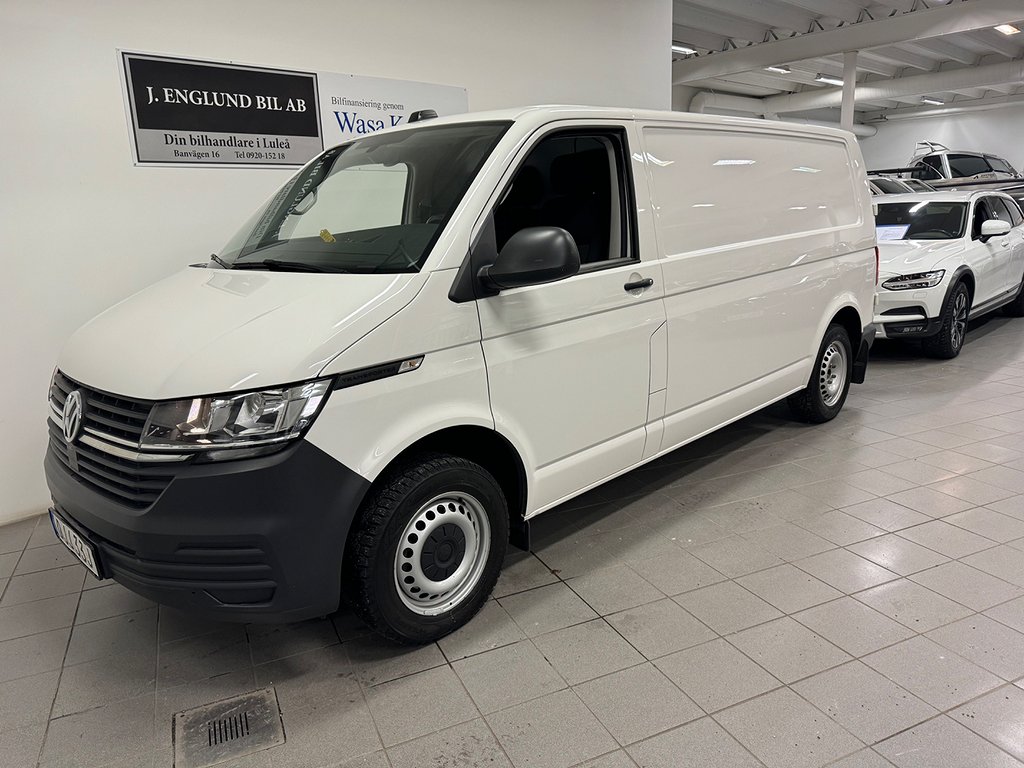 Volkswagen Transporter T30 2.0 TDI Lång GPS B-Kamera 3-Sits 