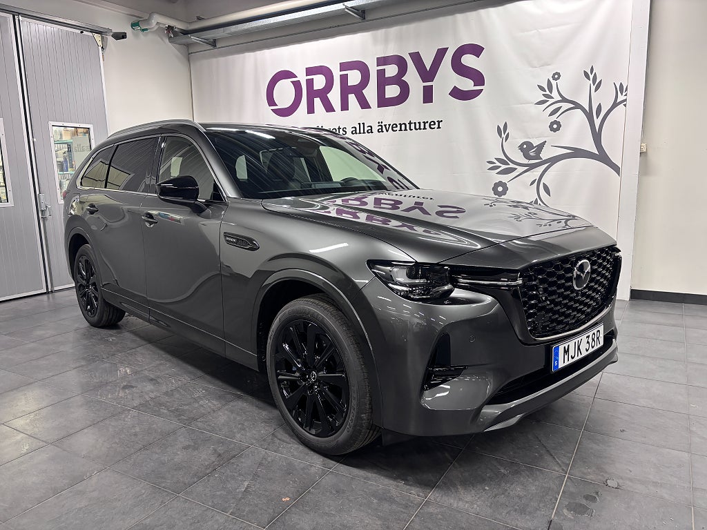 Mazda CX-80 PHEV 327hk Homura Plus, Glastak, 7-sits, BOSE