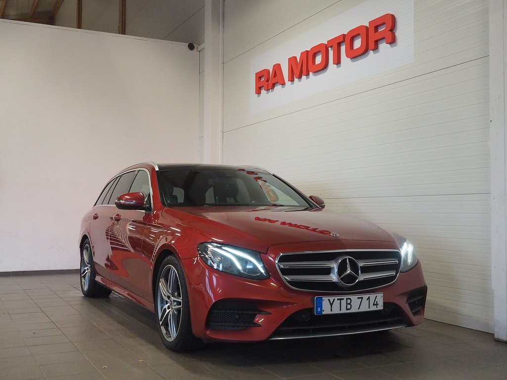 Mercedes-Benz E 220 T d 194hk 9G-Tronic AMG |Pano|Drag|Wide| 2019