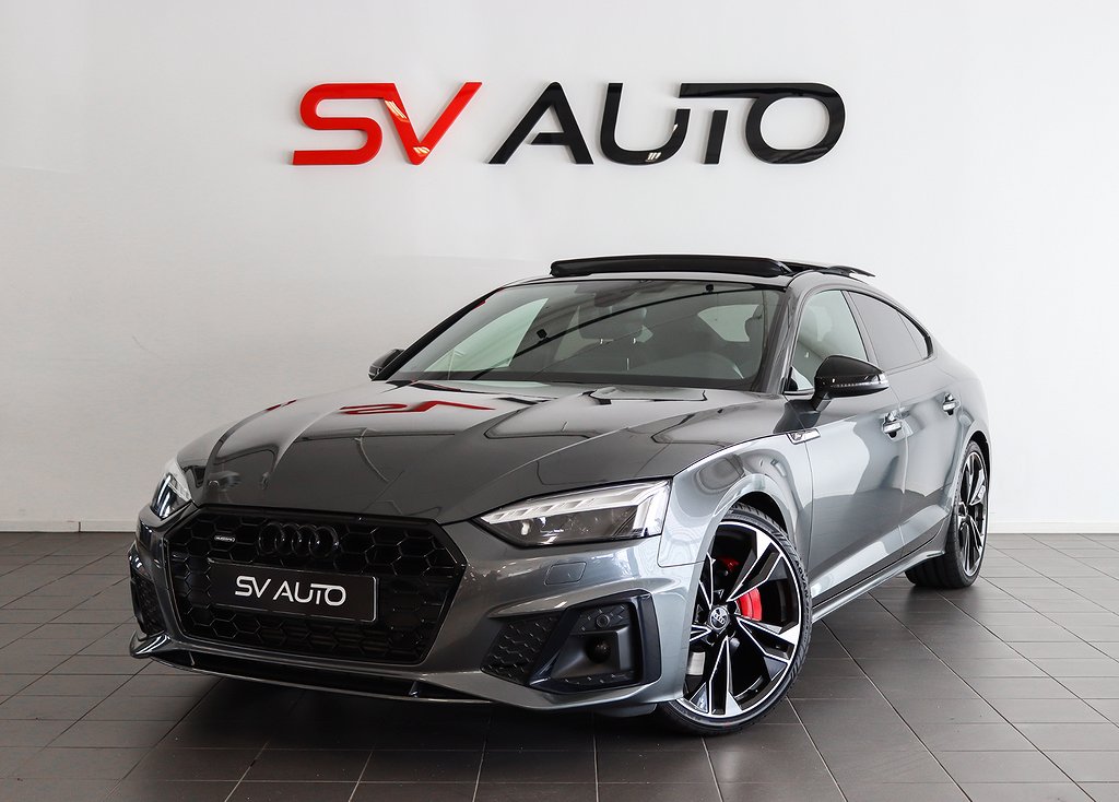 Audi A5 SB 45 TFSI Quattro S-Line B&O Pano Matrix 265hk