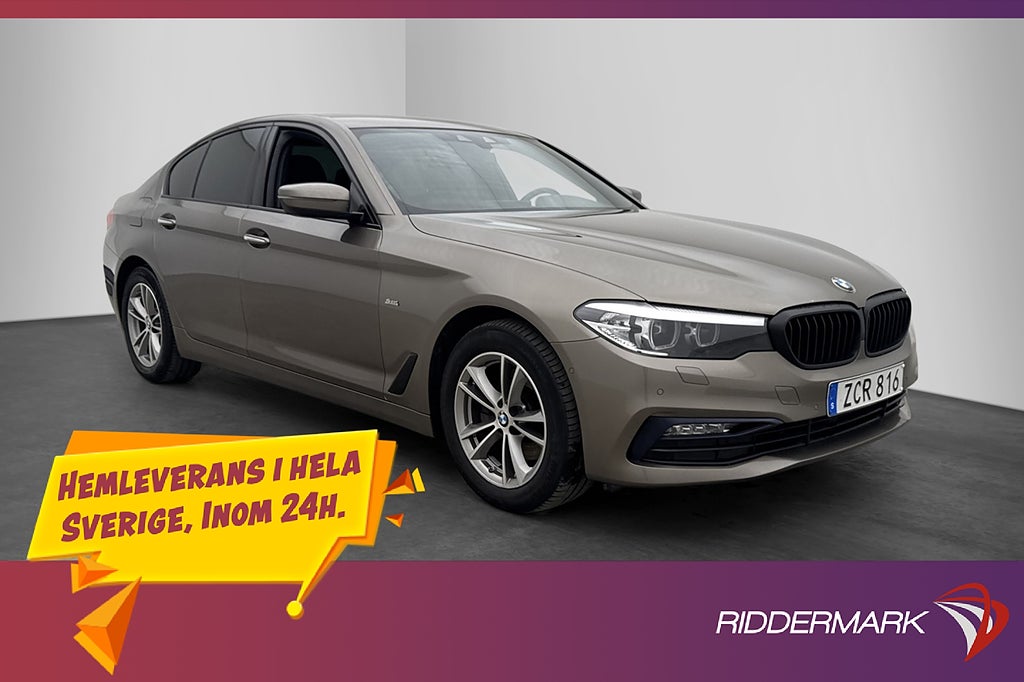 BMW 520 d xDrive Sedan 190hk Sportline Värmare Kamera Navi