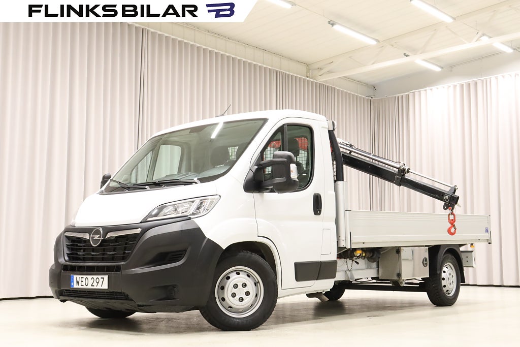 Opel Movano 2.2 CDTi 165HK Flak Fassi Kranbil EnÄgare Moms