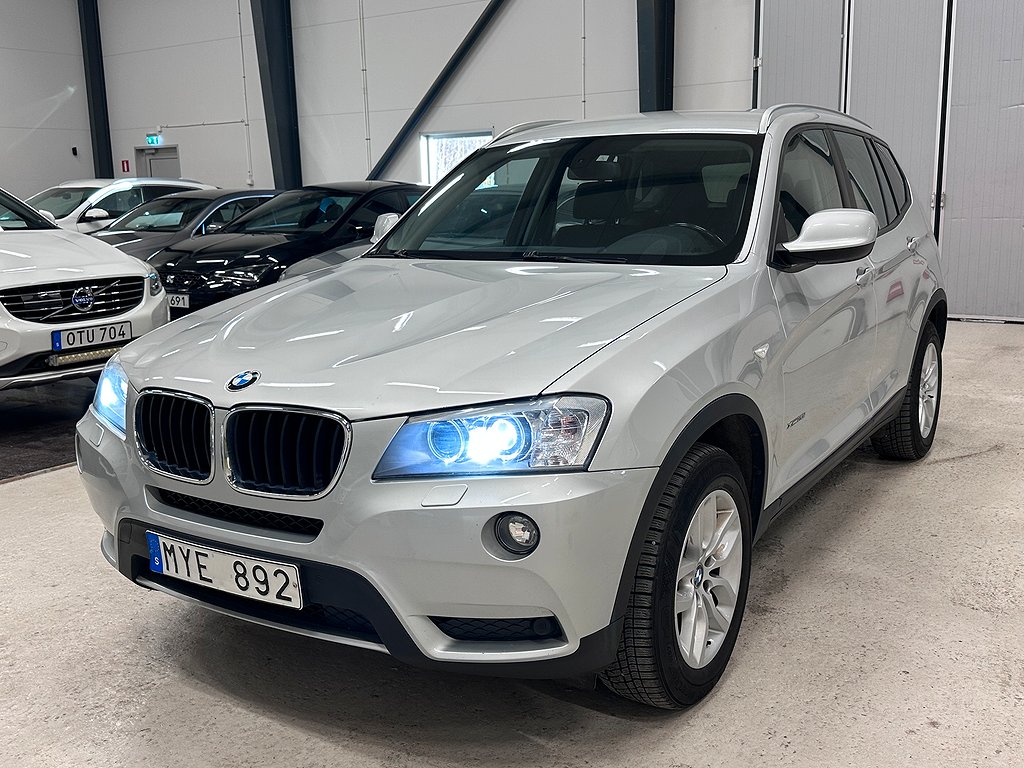 BMW X3 XDRIVE 20i STEPTRONIC 184HK DRAG EL-BAG NYSER NYBES 