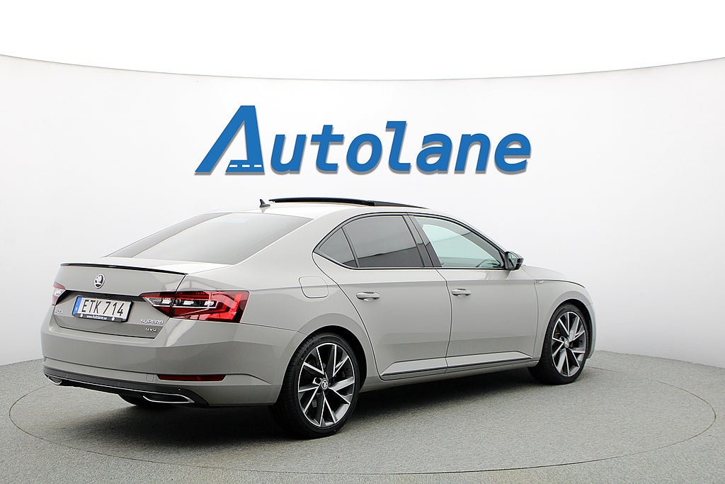 Skoda Superb 2.0 TDI 4x4 Sportline, Panorama, Värmare, Drag 190hk
