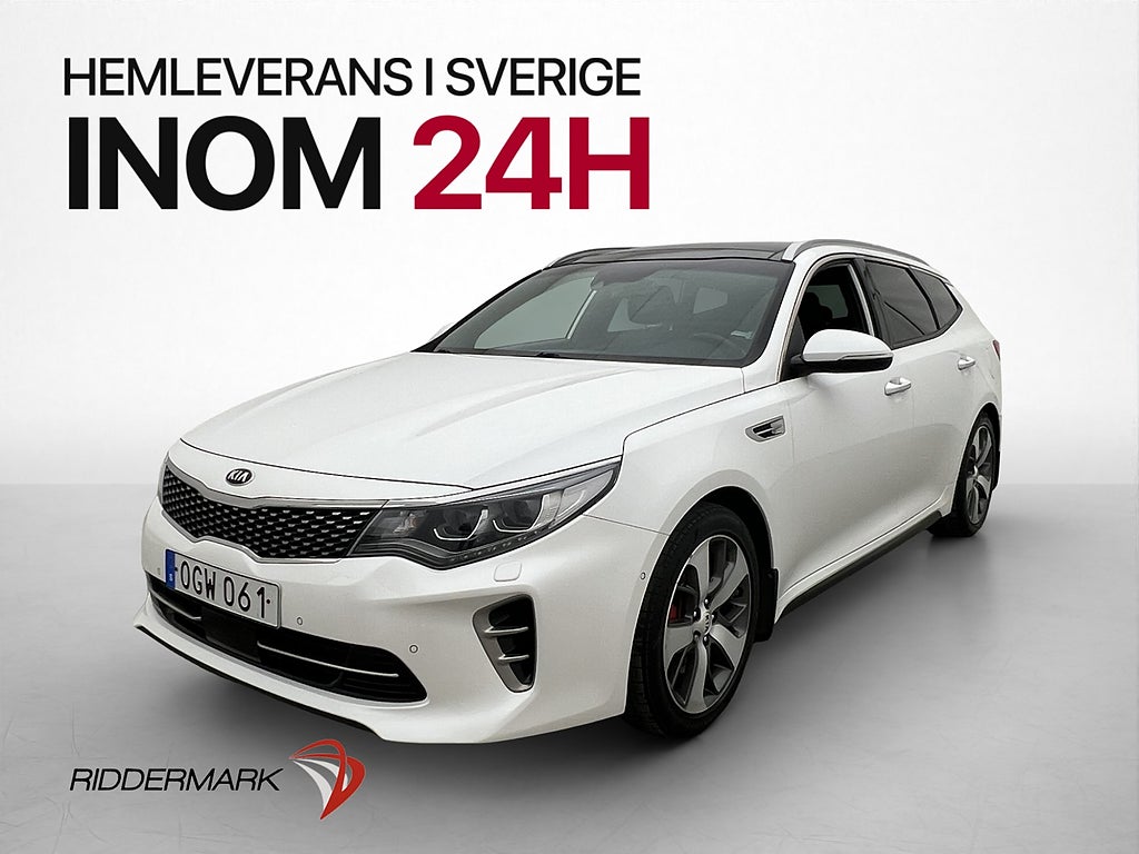 Kia Optima SW GT 245hk Pano H/K Kamera Navi Skinn Dragkrok