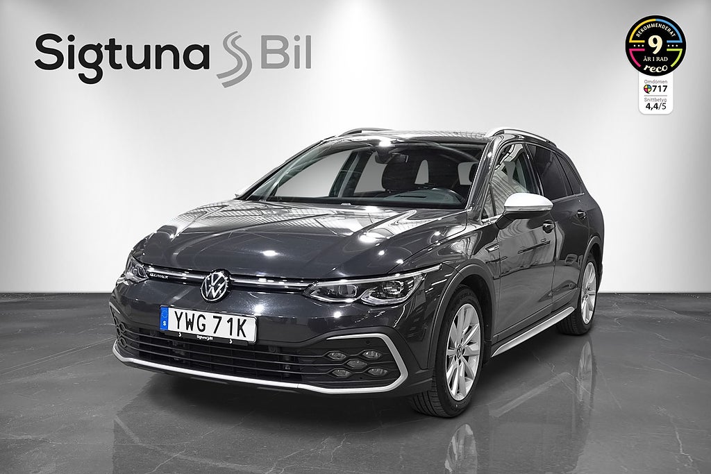 Volkswagen Golf Alltrack 2.0 TSI 4Motion / Drag / Kamera / Värmare / Head Up