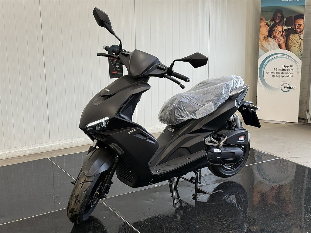 Drax Rough EFI 45km/h Mattsvart Euro5