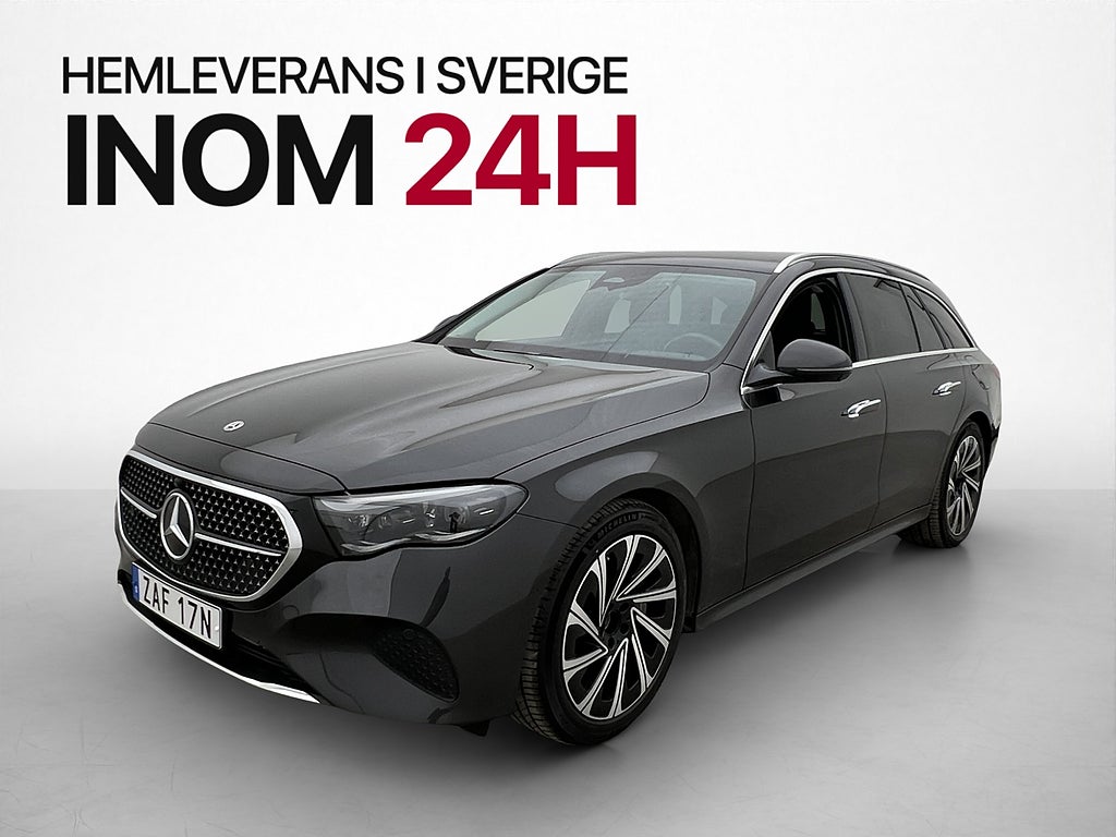 Mercedes-Benz E 300 d e Premium Plus 360° Drag Skinn MOMS