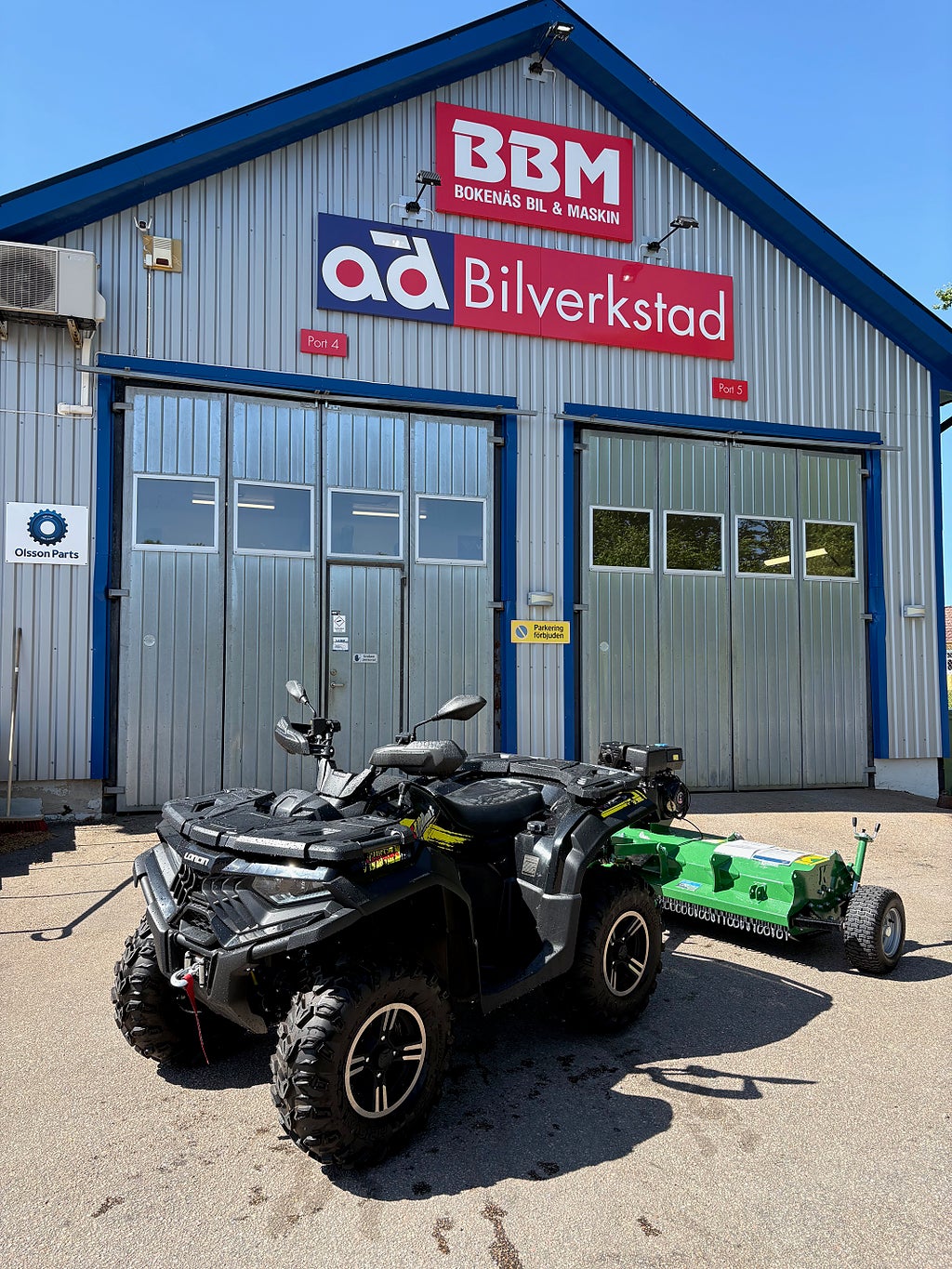 Loncin X WOLF 700  HÖSTKAMPANJ MED SLAGHACK SNÖBLAD