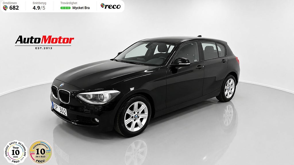 BMW 118 d 5-dörrars Automat 143hk / En ägare 3,45% RÄNTEKAMPANJ