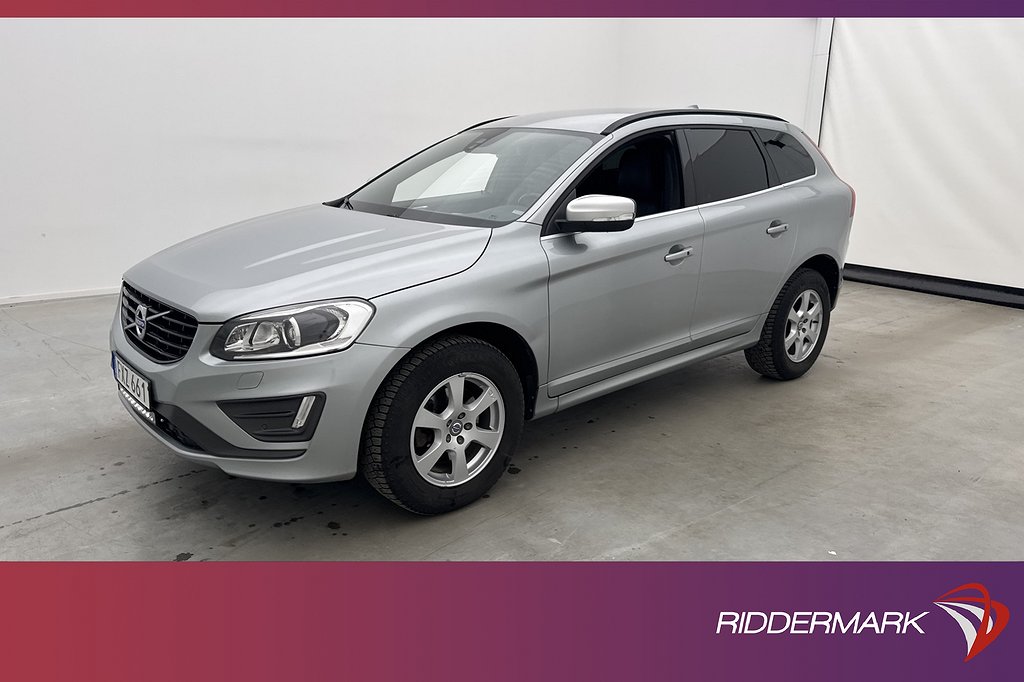 Volvo XC60 D5 AWD R-Design VOC D-Värm Kamera Navi Skinn Drag