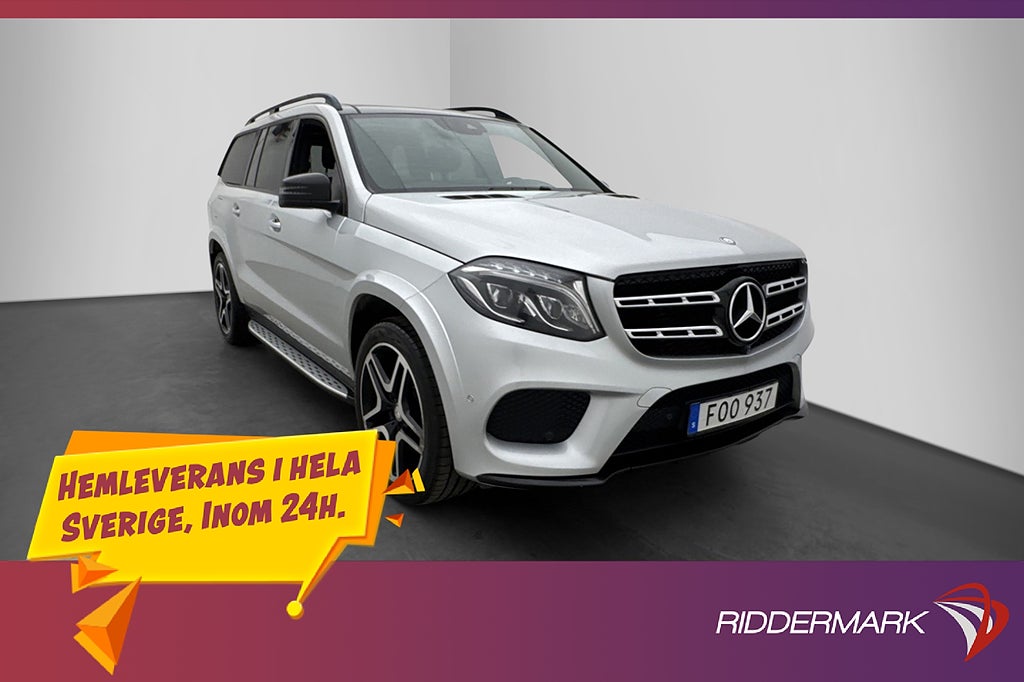 Mercedes-Benz GLS 350 d 4M AMG 7-Sits AirMatic Pano D-Värm