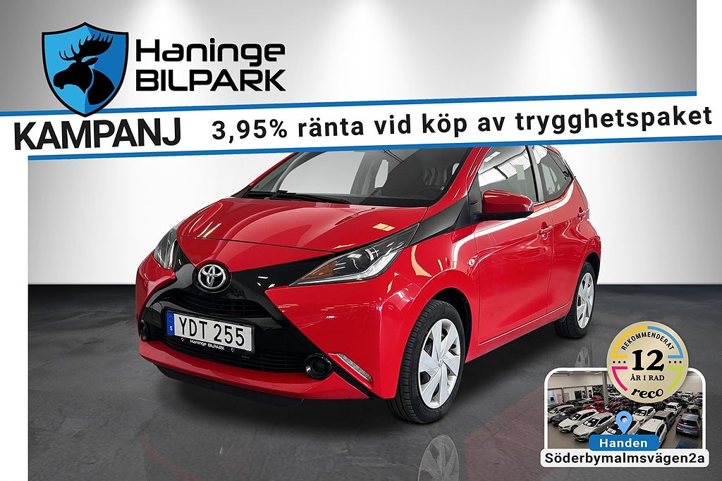 Toyota Aygo 5-dörrar 1.0 VVT-i/SUPERDEAL 3,95 %/NYSERVAD