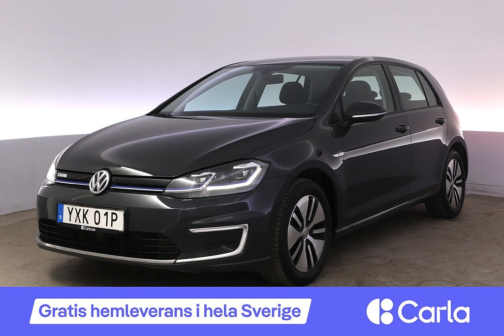 Volkswagen E-Golf AdapFarth Värmepump Navi CarPlay