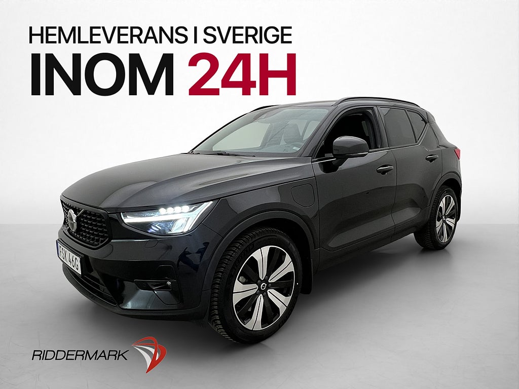 Volvo XC40 Recharge T4 Plus Dark Värm Drag Kamera Skinn MOMS