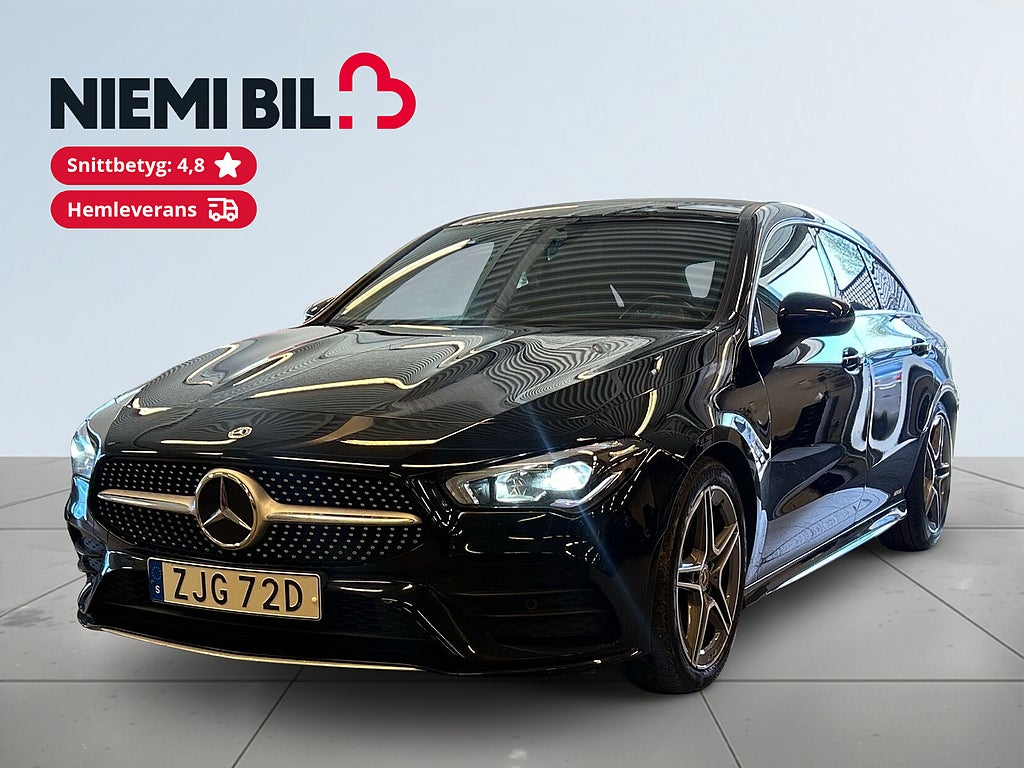 Mercedes-Benz CLA 200 d AMG Line Pano/P-Värm/Kamera/S&V/Navi/Ny servad