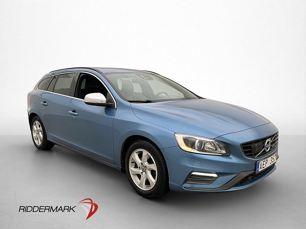 Volvo V60 D4 R-Design Taklucka VOC Värm Skinn Sensorer Drag