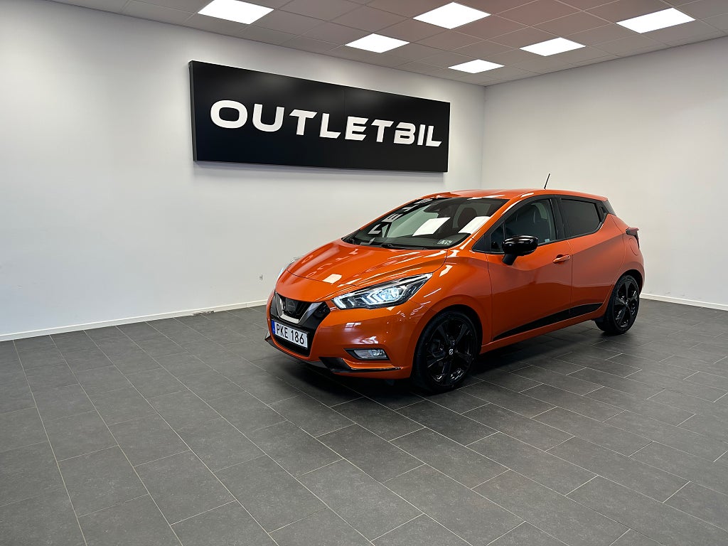 Nissan Micra  Turbo 90hk Navigation Bose 360 Backkamera Keyless