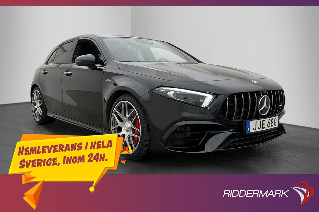 Mercedes-Benz A45 S AMG 4MATIC+ 421hk Pano Burm 360° MOMS