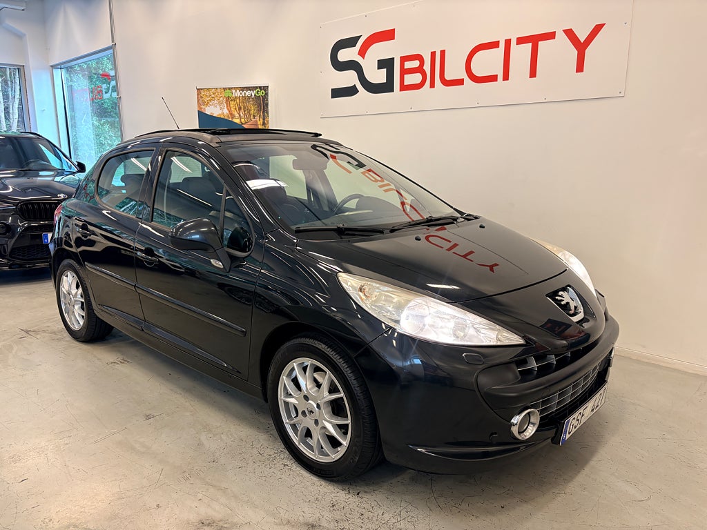 Peugeot 207 5- DÖRRAR  1.6 VTi   LÅG MIL  PANORAMA 120 HK  0% RÄNTA